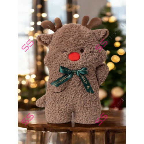 Krásny plyšový vankúš RUDOLPH - 40 cm